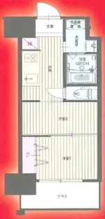 CLUB ORIENT No.122 NISSEKI STREET【5階】の間取り