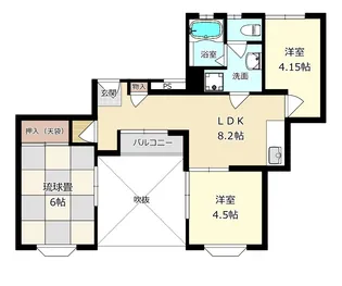 アンバサダー【3階】の間取り