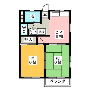 エム・ハイツ【1階】の間取り