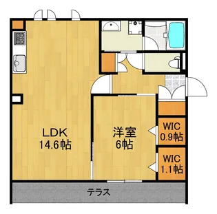 プルミエール【1階】の間取り