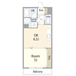 アムヒルズ高松【1階】の間取り