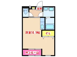 扶桑ホール永利【1階】の間取り