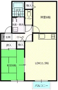 ベジタブルハイツ【1階】の間取り