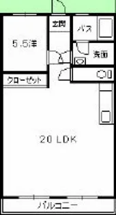 森田ビル【4階】の間取り