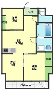 イッケイあたごビル【3階】の間取り