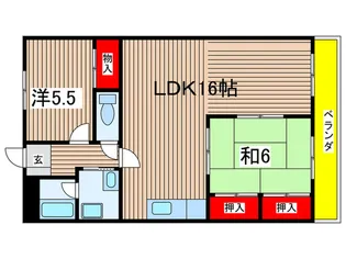瑞郷ビルA棟【3階】の間取り