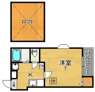 大阪府大阪市鶴見区今津北4【マンション】の間取り