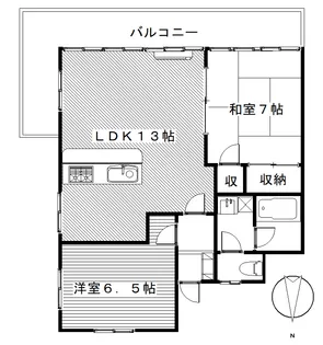 フレアプランドール【2階】の間取り
