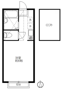 ウィスタリア・インズ【2階】の間取り