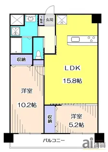 東京都練馬区向山1【マンション】の間取り