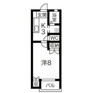 クレアール【2階】の間取り