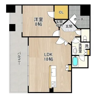 フェニックス日本橋高津【11階】の間取り
