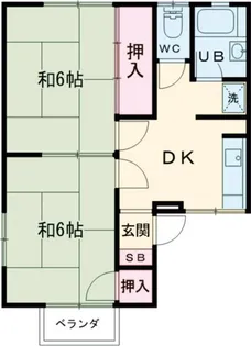 第二コーポ田中【2階】の間取り