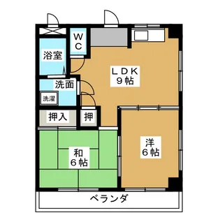 グランドヒルズ森【3階】の間取り