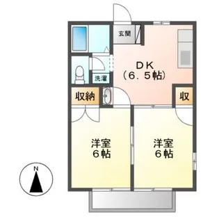 グリーンハイツ【1階】の間取り
