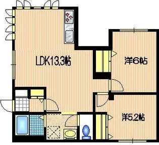 Blanc Noir【1階】の間取り