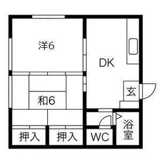 高橋アパート【2階】の間取り