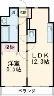 モアルミーネ【9階】の間取り