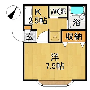 プロミネント弘前【1階】の間取り