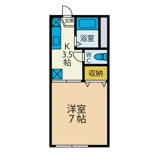 コーポセシオン【1階】の間取り