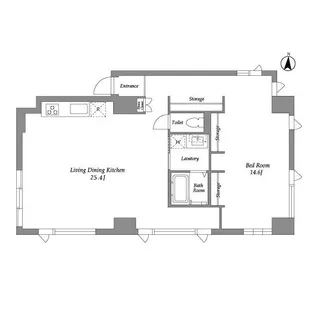 東京都港区港南4【マンション】の間取り