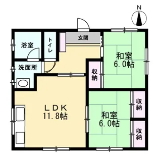 神奈川県茅ヶ崎市下町屋2【一戸建】の間取り