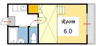 サニーハイム【2階】の間取り