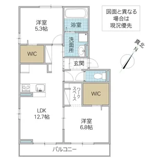 SOLARIE MIDORINO IV【3階】の間取り