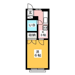 サンピア南林間【3階】の間取り