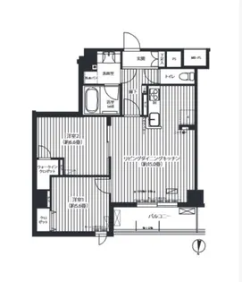 フィルージュ浦和常盤【3階】の間取り