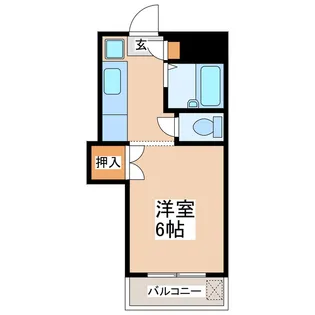 熊本県熊本市中央区水前寺1【マンション】の間取り