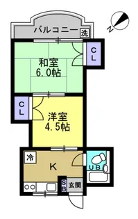 パインハウス狛江【2階】の間取り