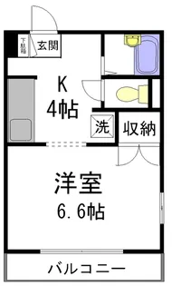 東京都中野区上高田1【マンション】の間取り