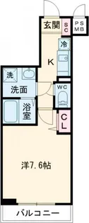 ディアレイシャス中野新橋【2階】の間取り