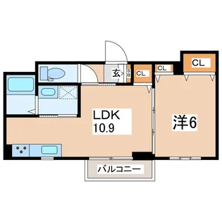 福島県郡山市堤下町【アパート】の間取り