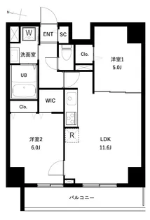 東京都足立区扇3【マンション】の間取り