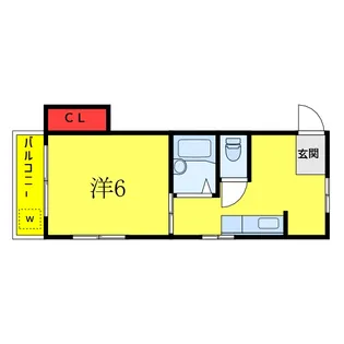 コーポ大塚【5階】の間取り