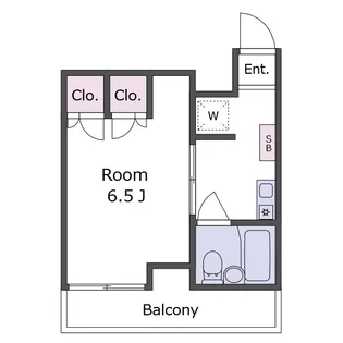 クレール浅野【3階】の間取り