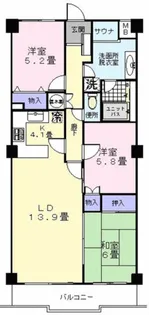 葉山グリーンプラザ【2階】の間取り