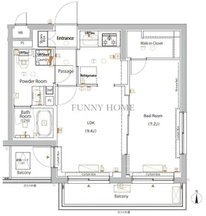 東京都杉並区上高井戸1【マンション】の間取り