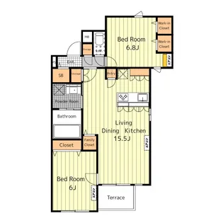 HEBEL MAISON 神宮【1階】の間取り