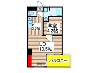 シティハイツルミエール【2階】の間取り