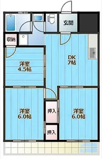 ウイング春日I【2階】の間取り