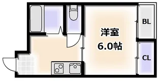 ウィステリア墨江【3階】の間取り