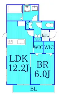 サクラテラス【2階】の間取り