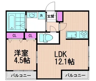グランドセジュール【3階】の間取り