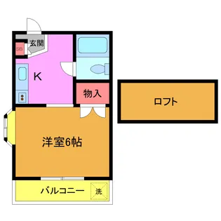 ホーユーパレス【2階】の間取り