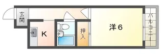 第2広秀ハイツ【3階】の間取り