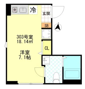 FERIO三河島【1階】の間取り