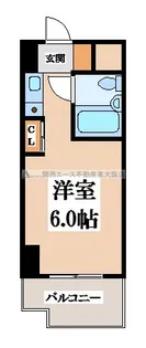 エクセルシオール長田【4階】の間取り